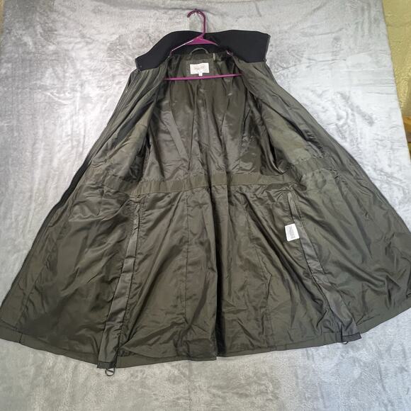Laundry by Shelli Segal Coat Rainwear Camo Green SZ L - Picture 5 of 13